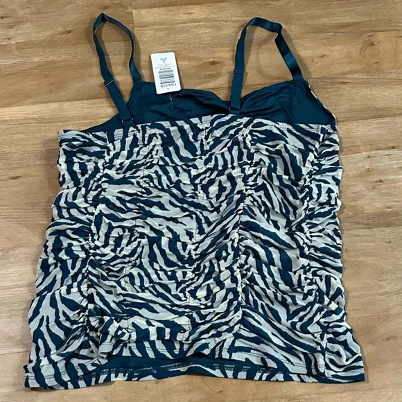 STRETCH MESH SHIRRED CAMI TORRID - Picture 4 of 4